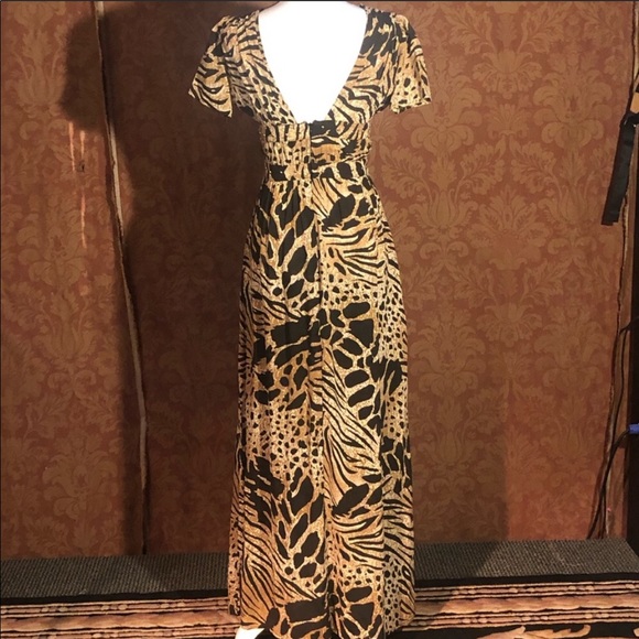 ⭐️NWT Novella Royale Harper Maxi Dress 
Leopard - Picture 3 of 6